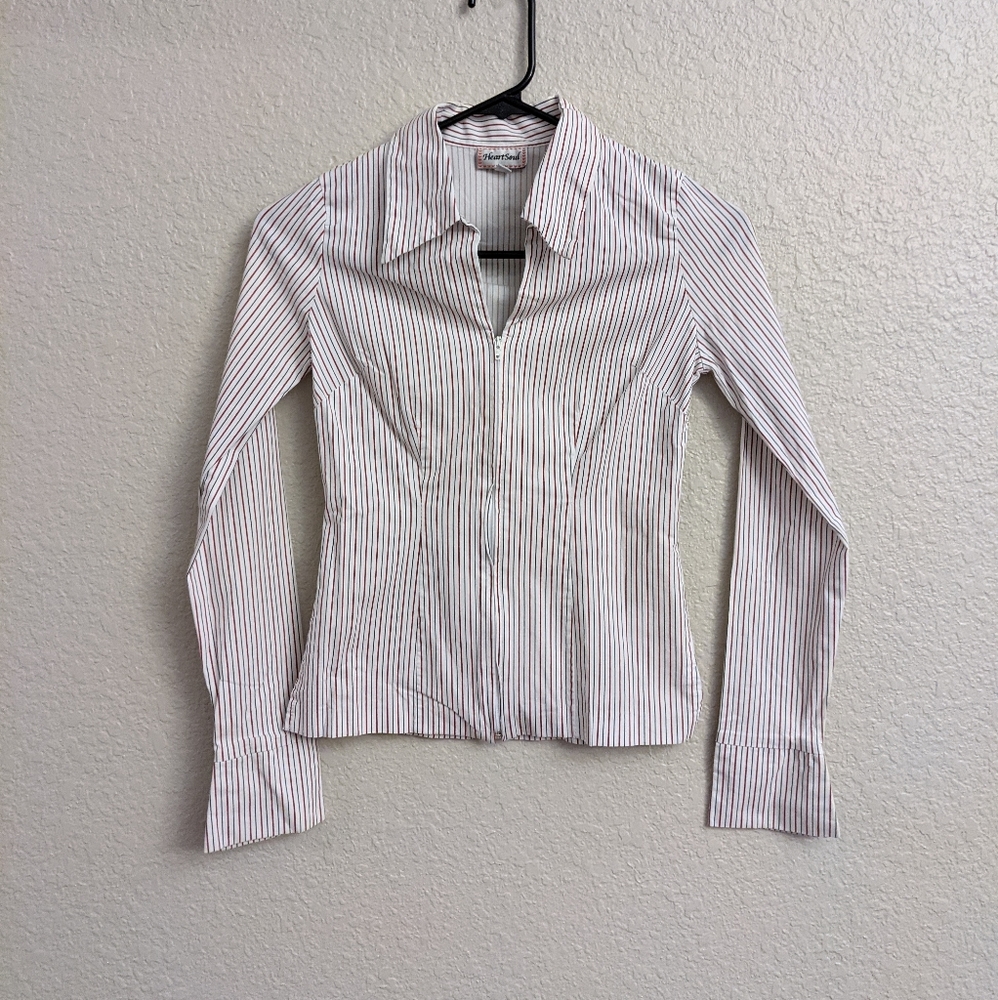 Women's HeartSoul Striped Dress shirt